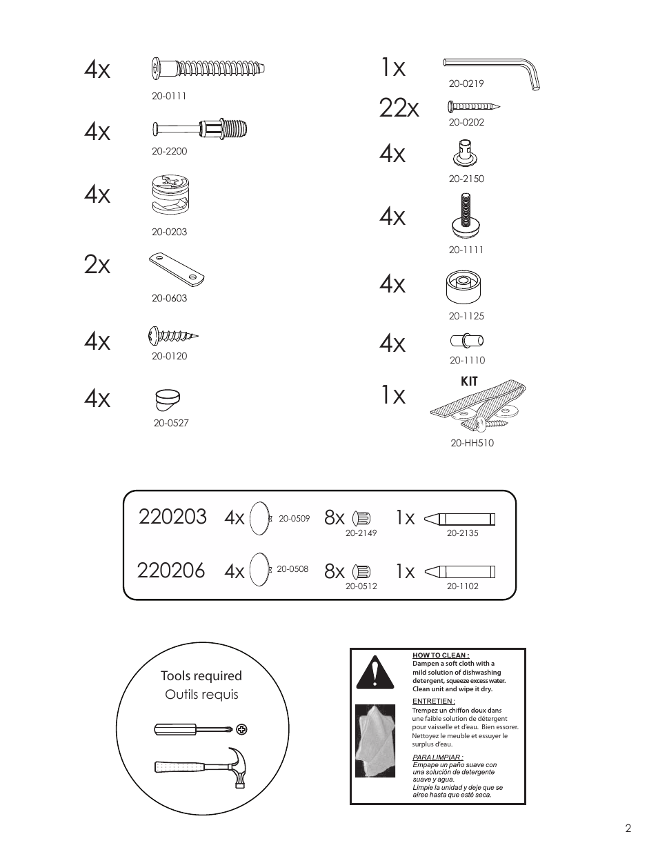 8x 1x 1x | Nexera Blvd Collection - Open Bookcase (220203) User Manual | Page 2 / 10