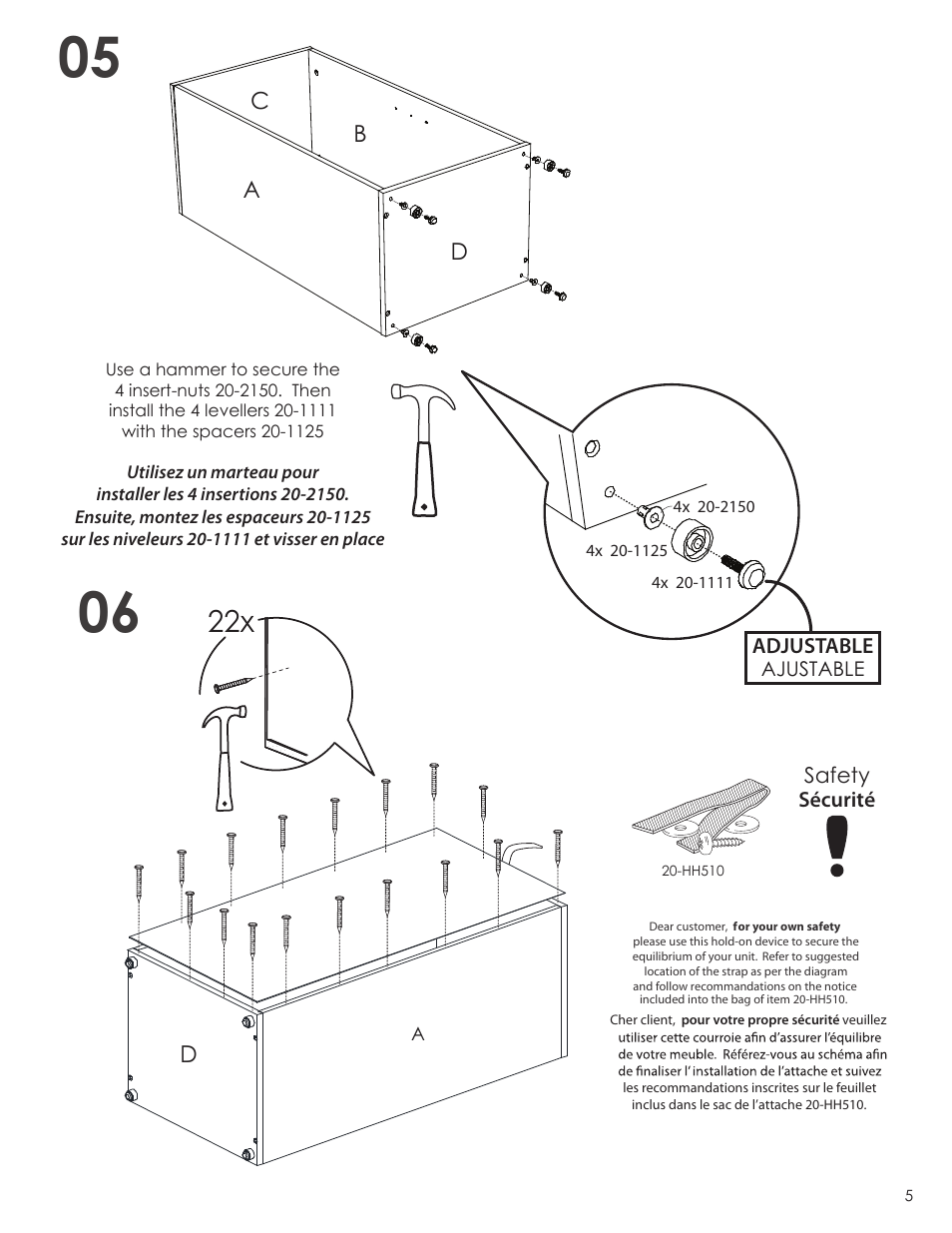 Nexera Blvd Collection - Open Bookcase (220203) User Manual | Page 5 / 10