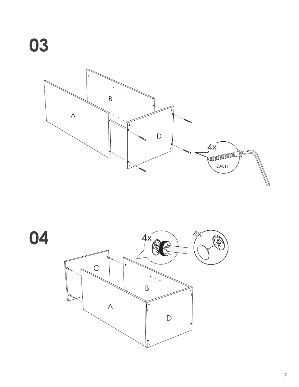 Nexera Blvd Collection - Open Bookcase (220203) User Manual | Page 7 / 10