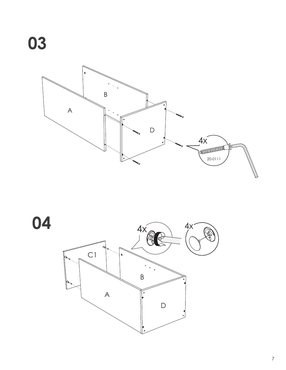 Nexera Allure Collection - Open Bookcase (220230) User Manual | Page 7 / 10