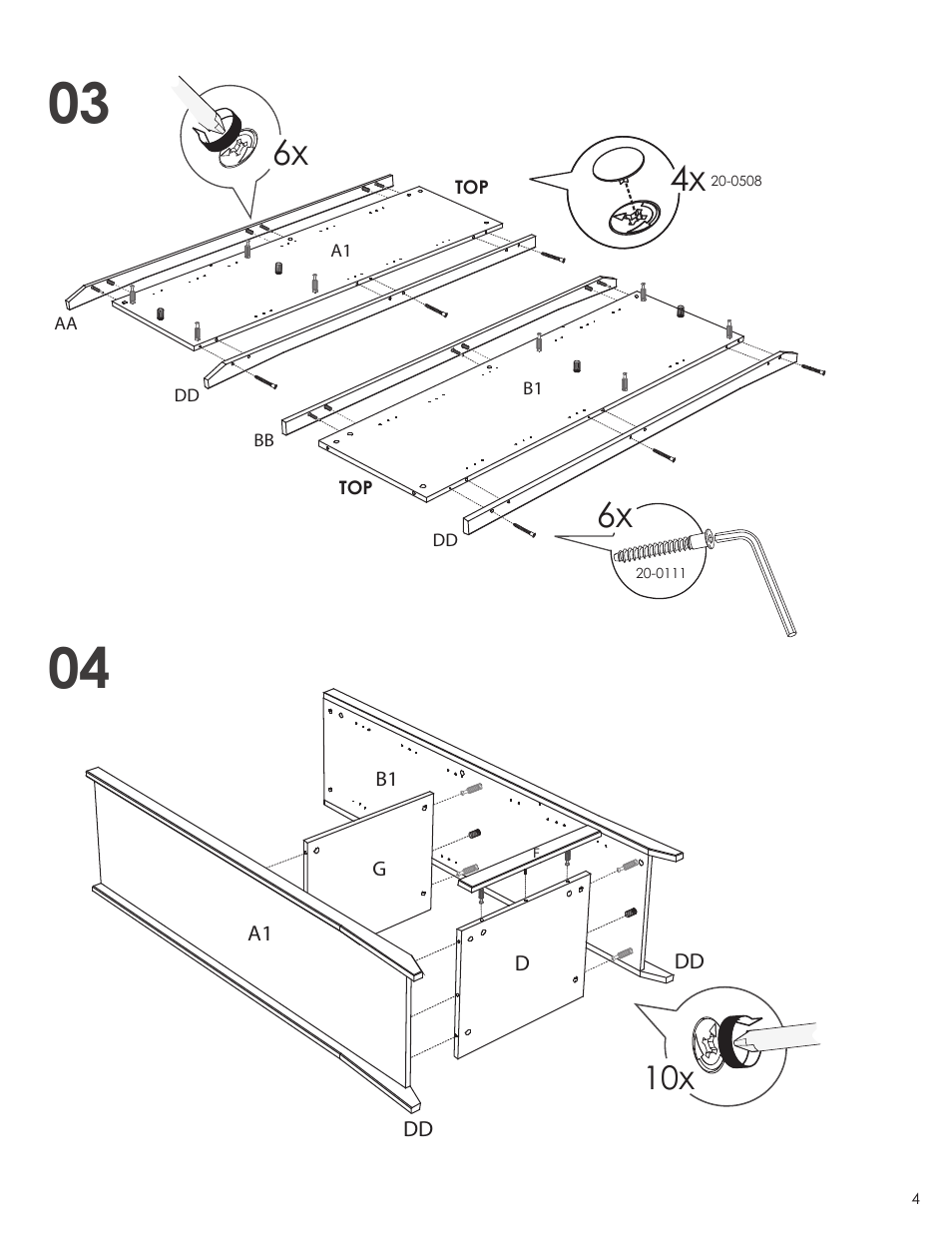 Nexera Tuxedo Collection - Curio Cabinet (203306) User Manual | Page 4 / 9