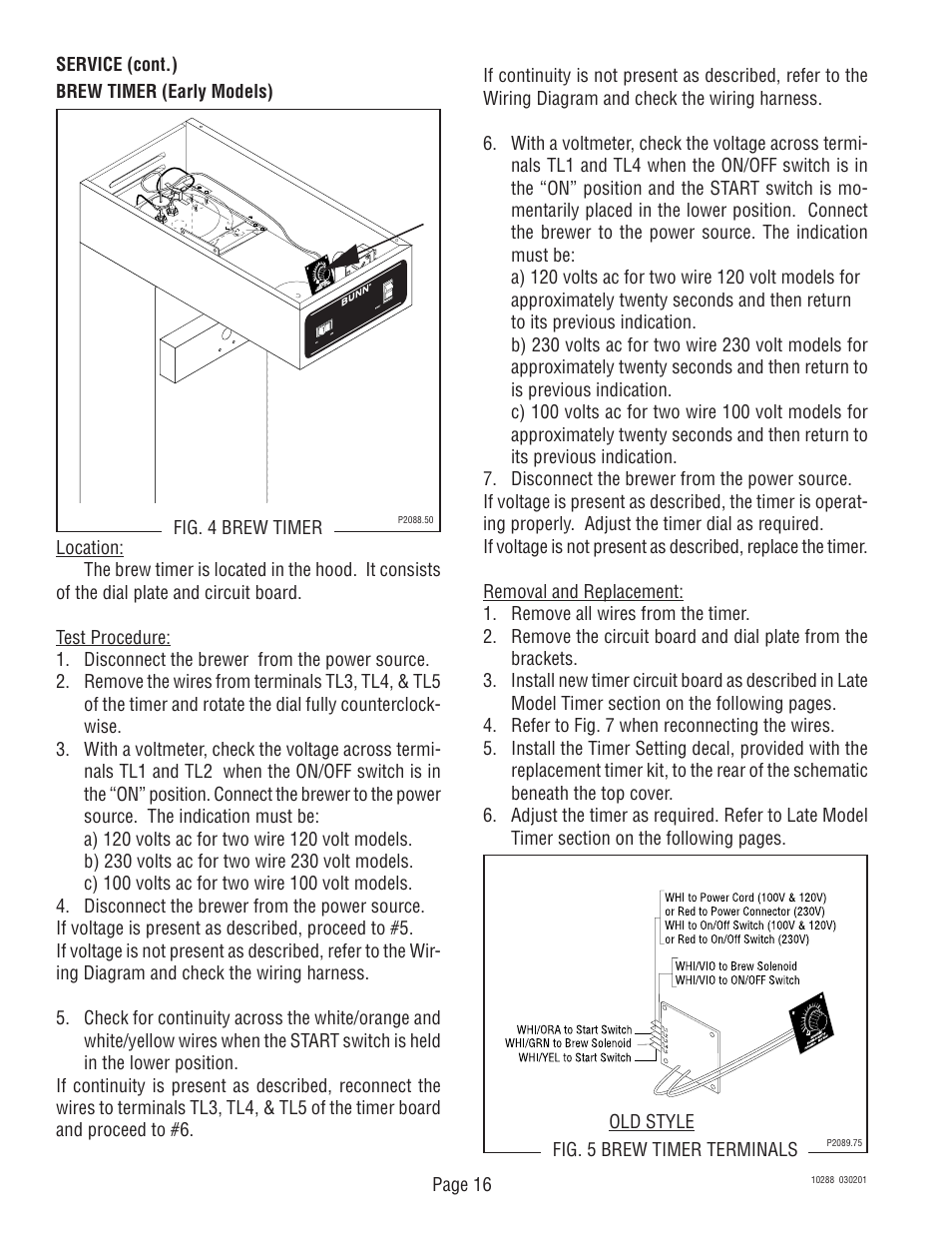 Bunn TU3Q User Manual | Page 16 / 27