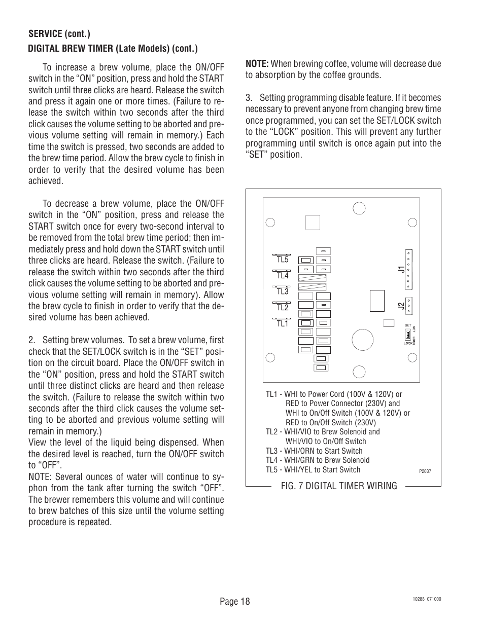 Bunn TU3Q User Manual | Page 18 / 27