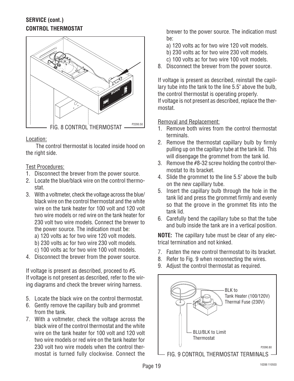 Bunn TU3Q User Manual | Page 19 / 27