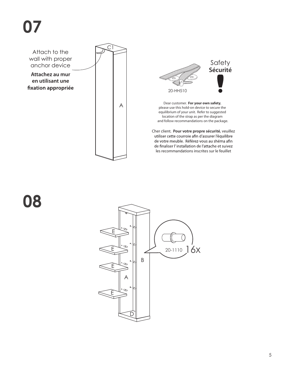 Nexera Liber-T Collection - CD/DVD Towers (211003) User Manual | Page 5 / 6