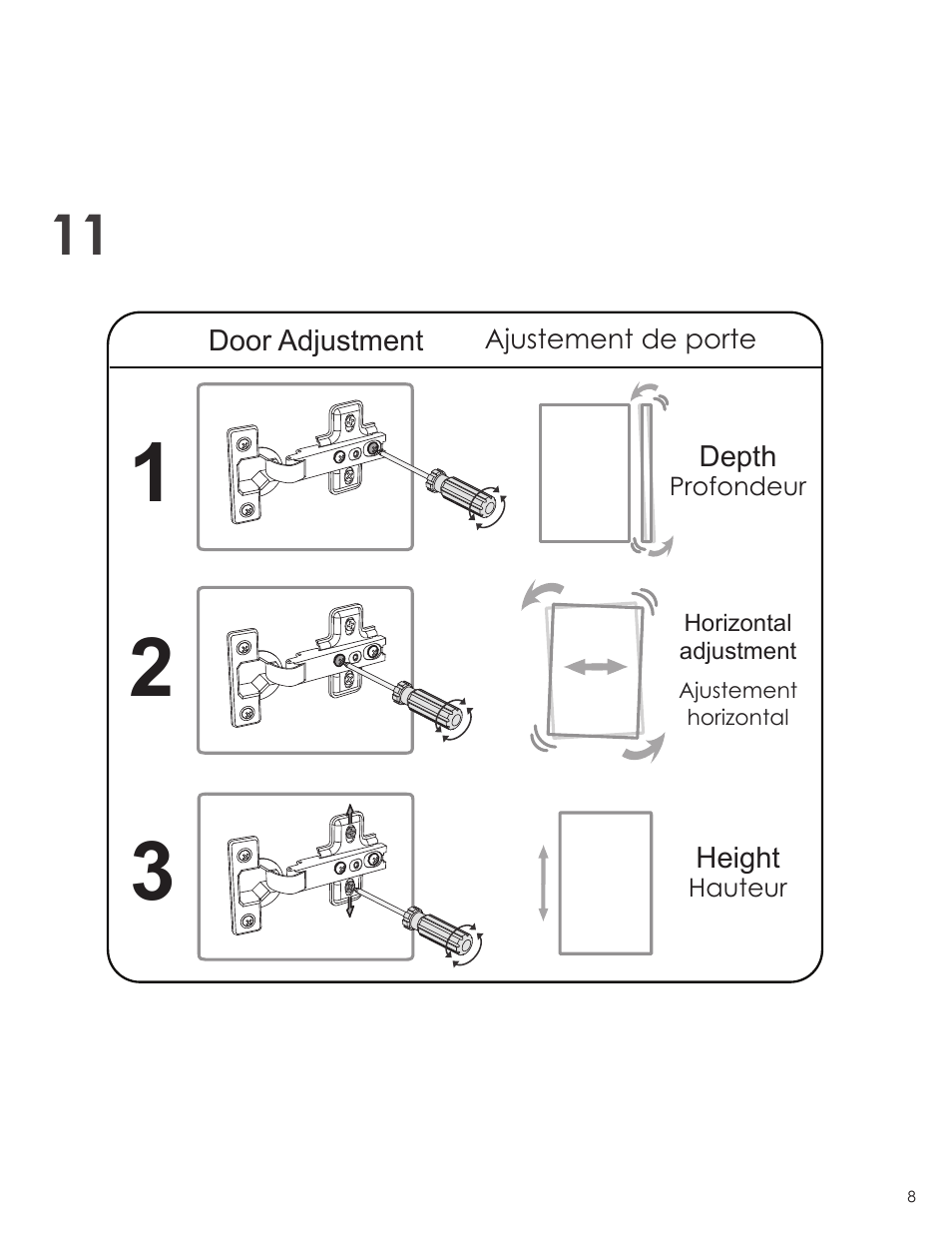 Nexera Next Collection - Bookcase / Audio Tower (600236) User Manual | Page 8 / 9