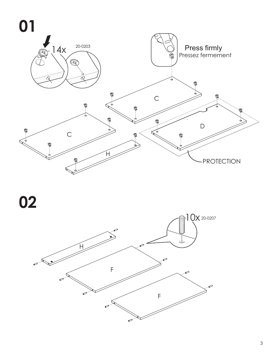 Nexera Taxi Collection - Bookcase (332138) User Manual | Page 3 / 8