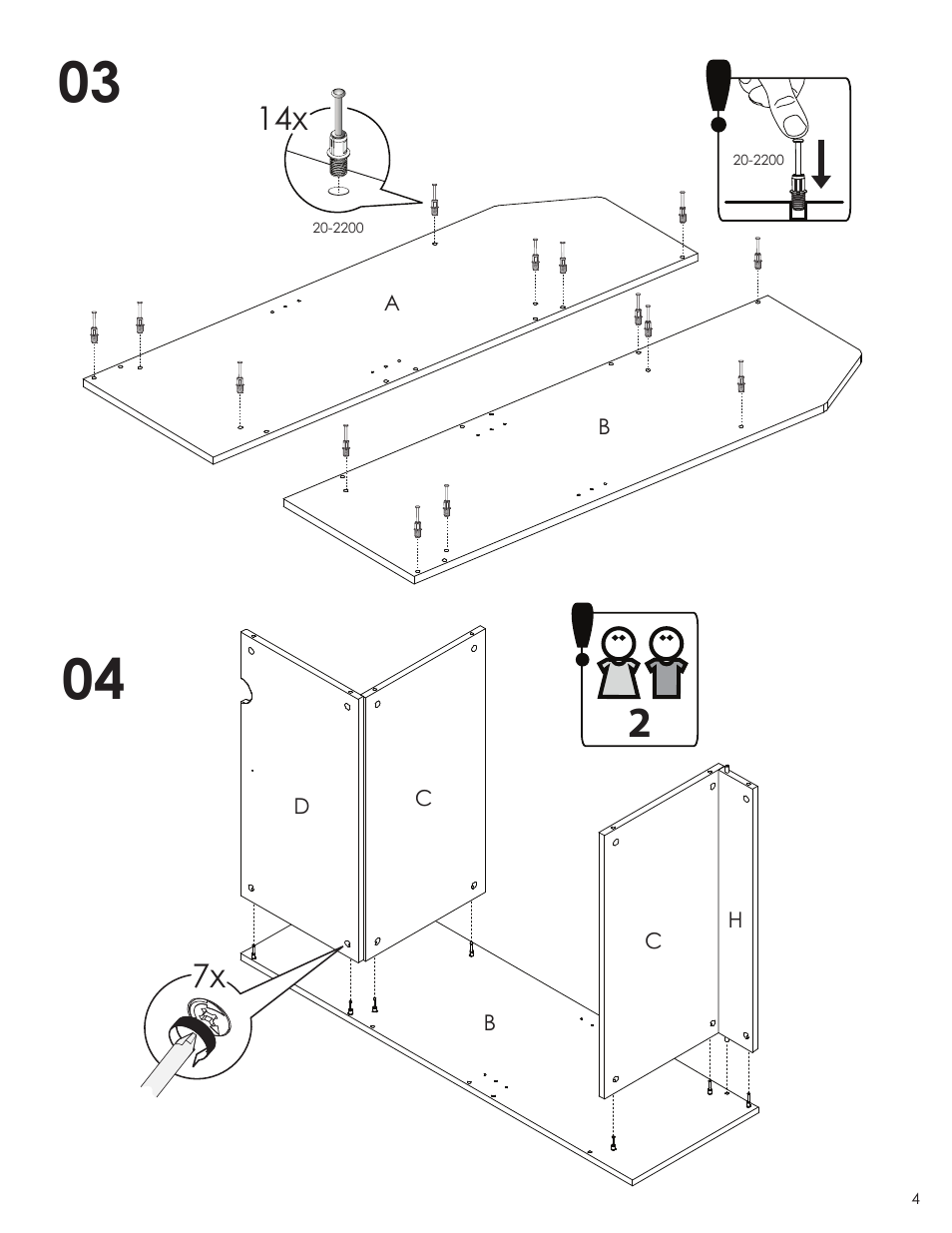 Nexera Taxi Collection - Bookcase (332138) User Manual | Page 4 / 8