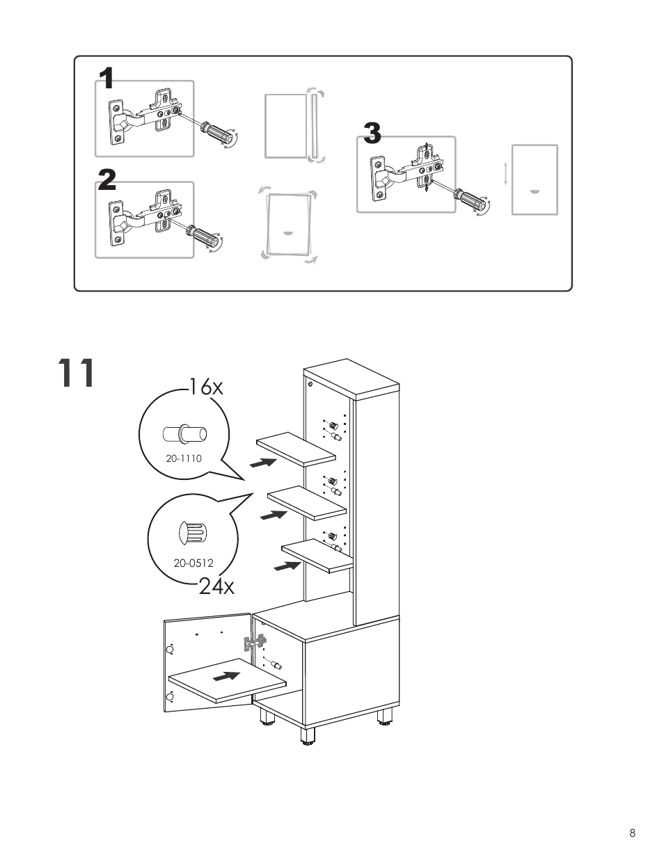 Nexera Element Collection - Satellite Tower (430604) User Manual | Page 8 / 10