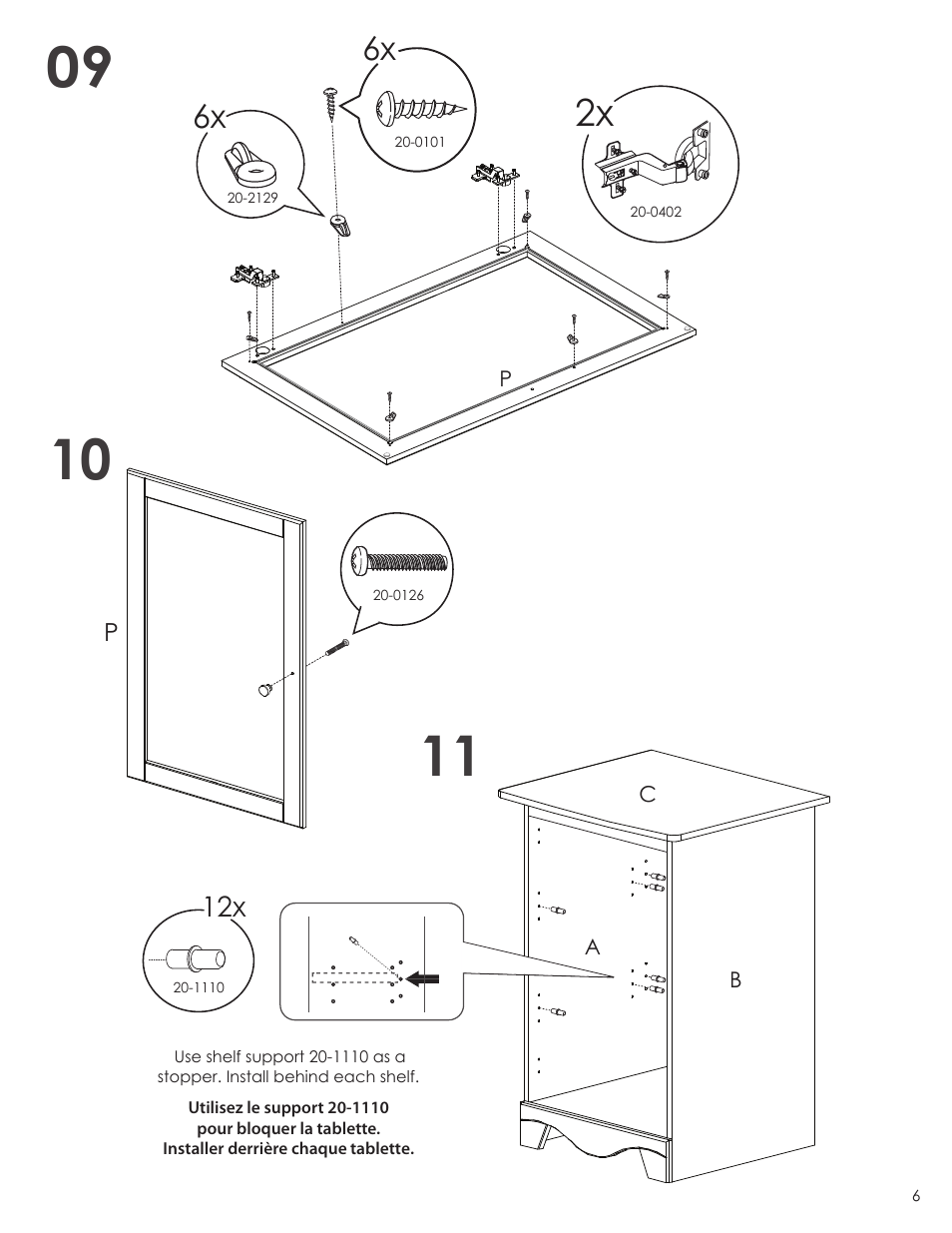 Nexera Pinnacle Collection - Audio Tower (101915) User Manual | Page 6 / 8