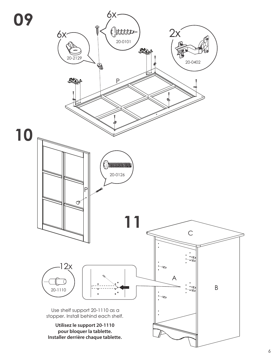 Nexera Pinnacle Collection - Audio Tower (101525) User Manual | Page 6 / 8