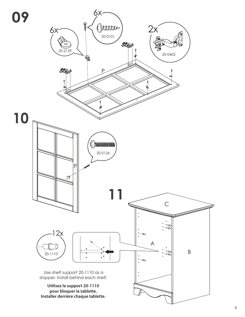 Nexera Pinnacle Collection - Audio Tower (101506) User Manual | Page 6 / 8