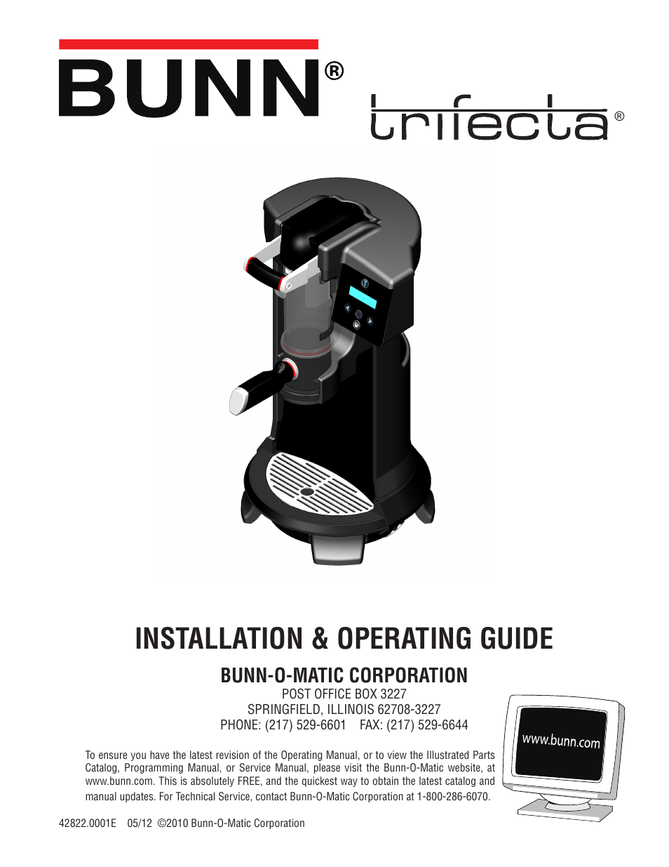 Bunn Trifecta 428220001E User Manual | 20 pages