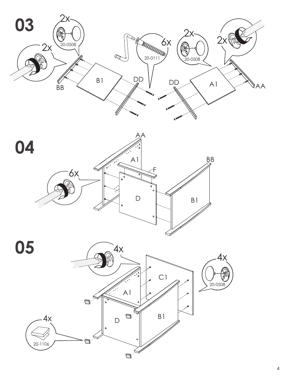 Nexera Pinnacle Collection - Audio Tower (102217) User Manual | Page 4 / 8