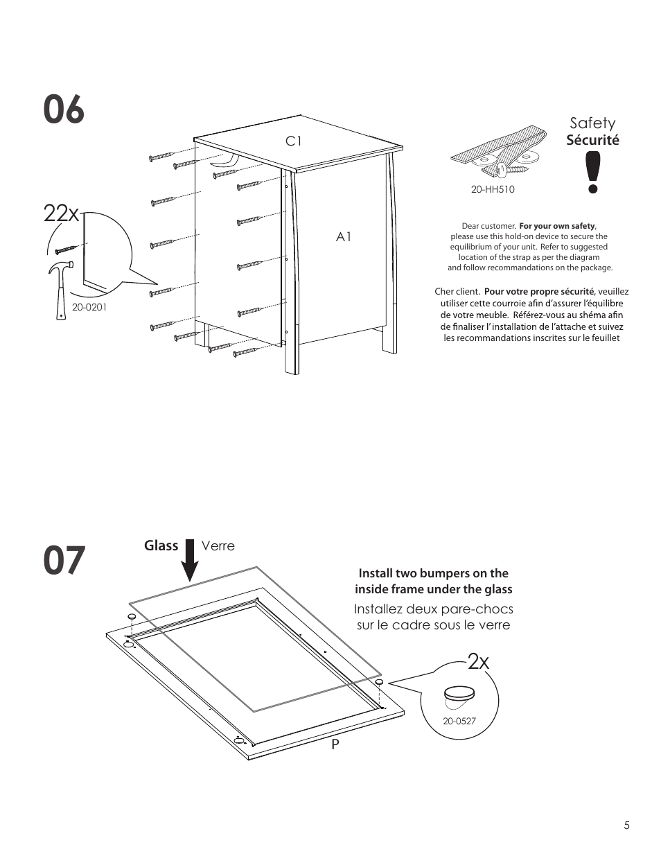 Nexera Pinnacle Collection - Audio Tower (102217) User Manual | Page 5 / 8