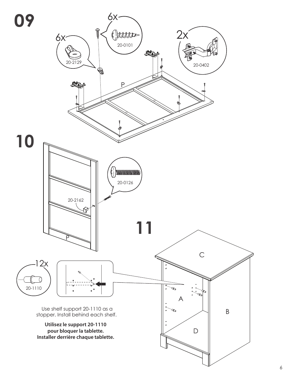 Nexera Pinnacle Collection - Audio Tower (101706) User Manual | Page 6 / 8