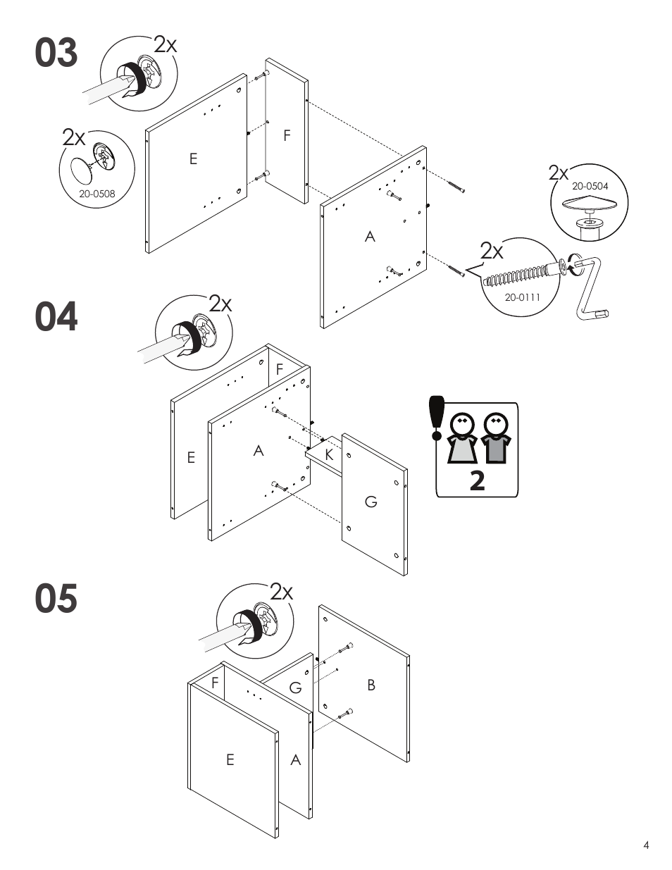 Nexera Next Collection - End Table (600836) User Manual | Page 4 / 8