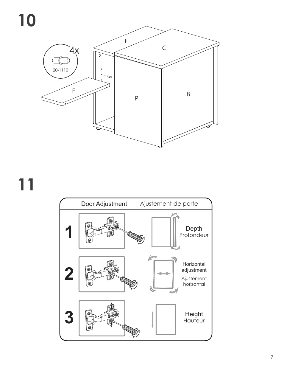 Nexera Next Collection - End Table (600836) User Manual | Page 7 / 8
