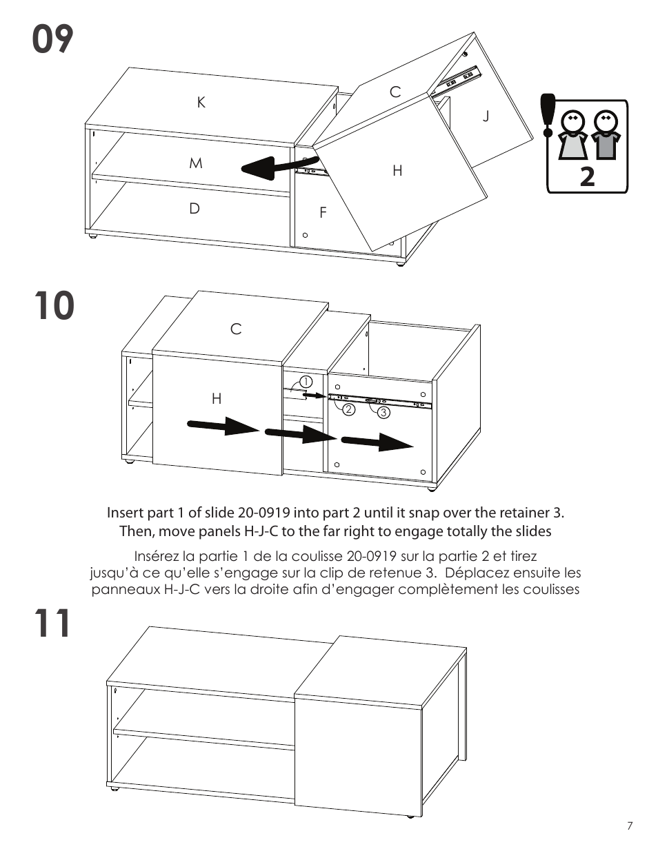 Nexera Next Collection - Coffee Table (600736) User Manual | Page 7 / 8
