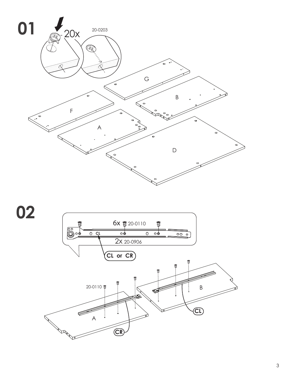 Nexera Blvd Collection - Coffee Table (221703) User Manual | Page 3 / 10