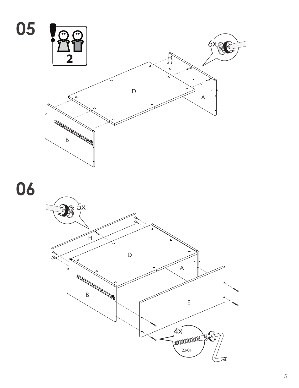 Nexera Blvd Collection - Coffee Table (221703) User Manual | Page 5 / 10