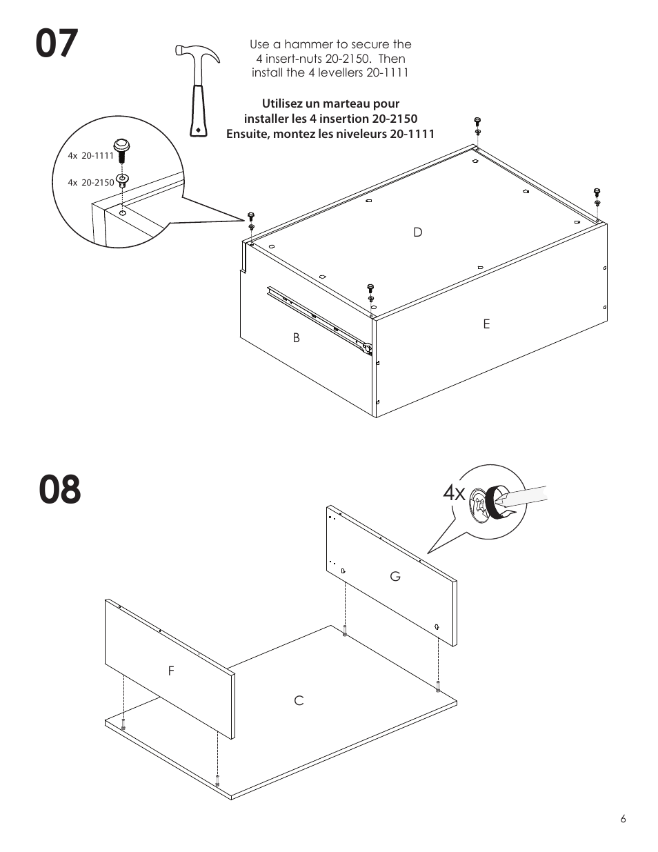 Nexera Blvd Collection - Coffee Table (221703) User Manual | Page 6 / 10