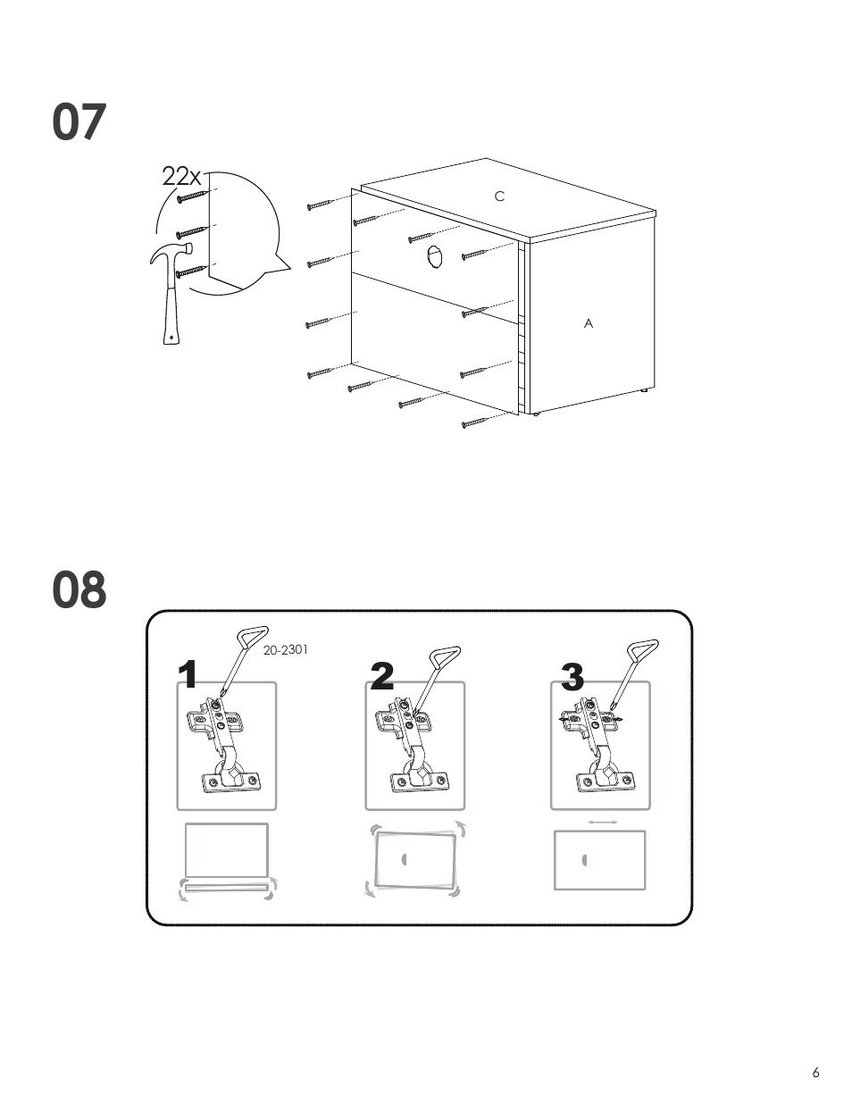 Nexera Blvd Collection - Night Stand (222203) User Manual | Page 6 / 8