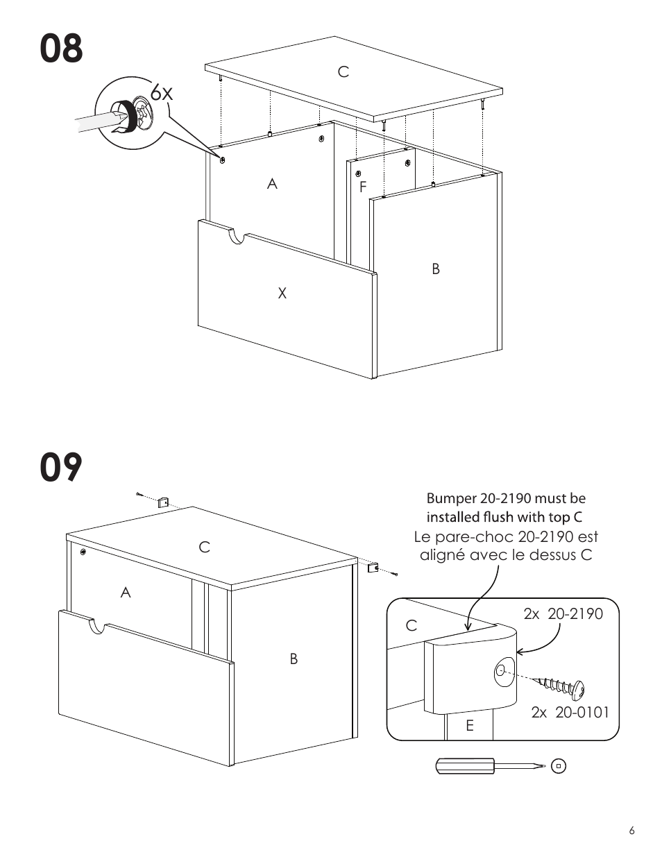Nexera Taxi Collection - Mobile Storage Unit (332038) User Manual | Page 6 / 7