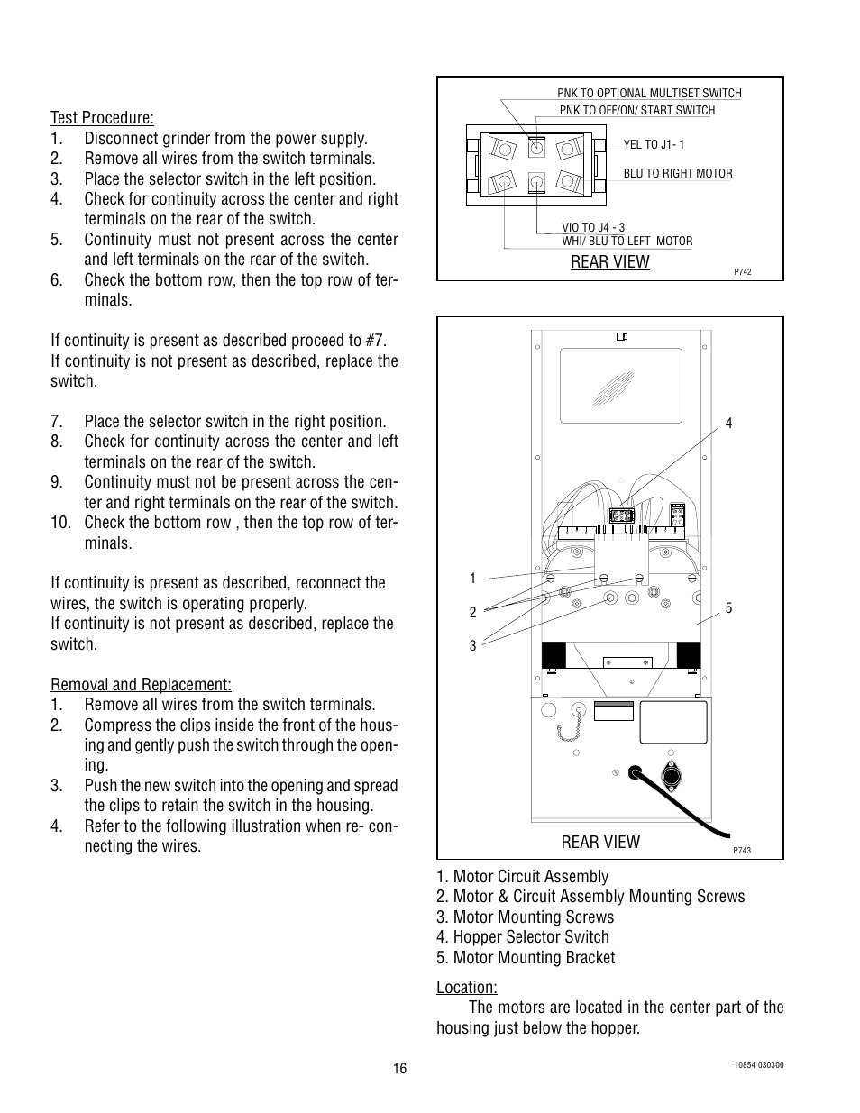 Service (cont.) | Bunn WDG-2 User Manual | Page 16 / 28