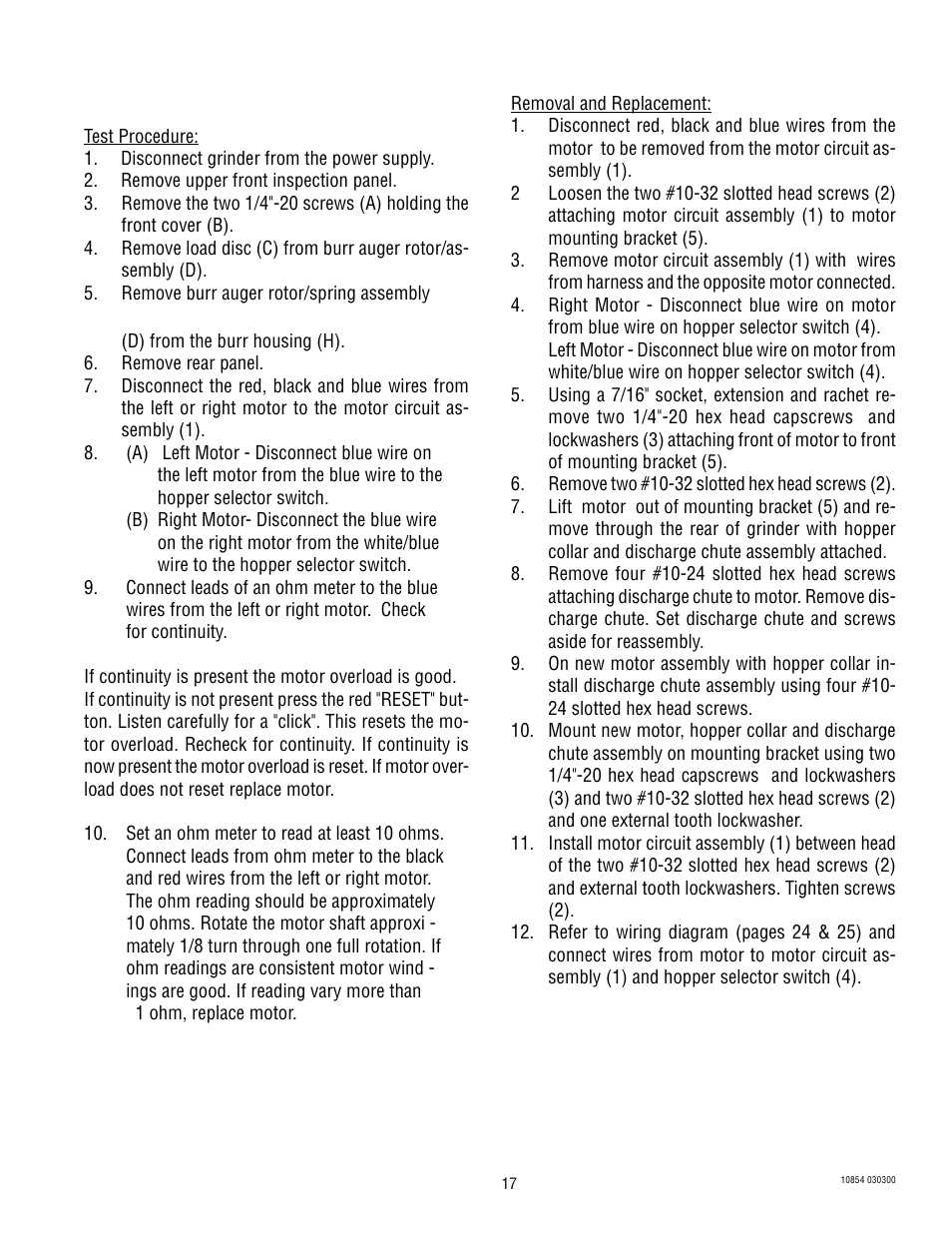 Bunn WDG-2 User Manual | Page 17 / 28