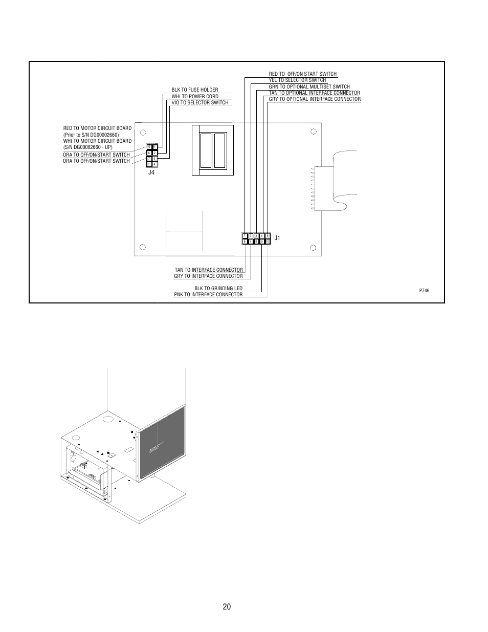 Service (cont.), Timer - dg-2 (cont.) weigh control board - wdg-2 | Bunn WDG-2 User Manual | Page 20 / 28