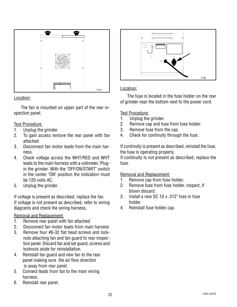 Service (cont.) | Bunn WDG-2 User Manual | Page 22 / 28