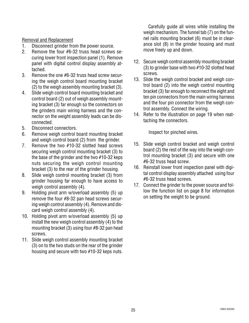 Bunn WDG-2 User Manual | Page 25 / 28