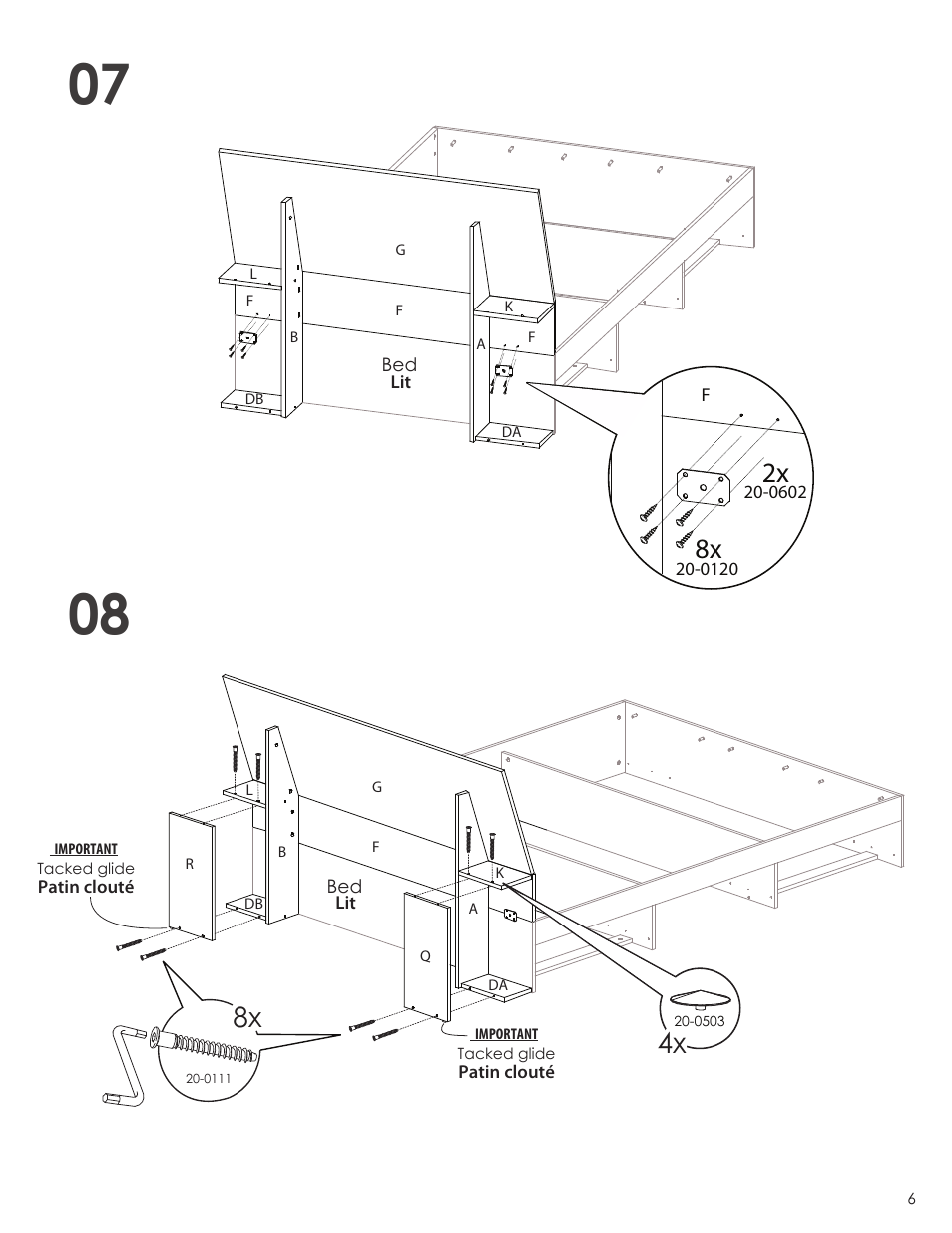 Nexera Blvd Collection - Twin Size Headboard (223803) User Manual | Page 6 / 7