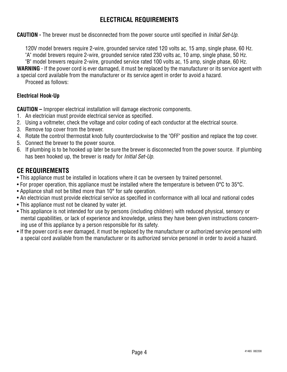 Bunn TB3Q User Manual | Page 4 / 11