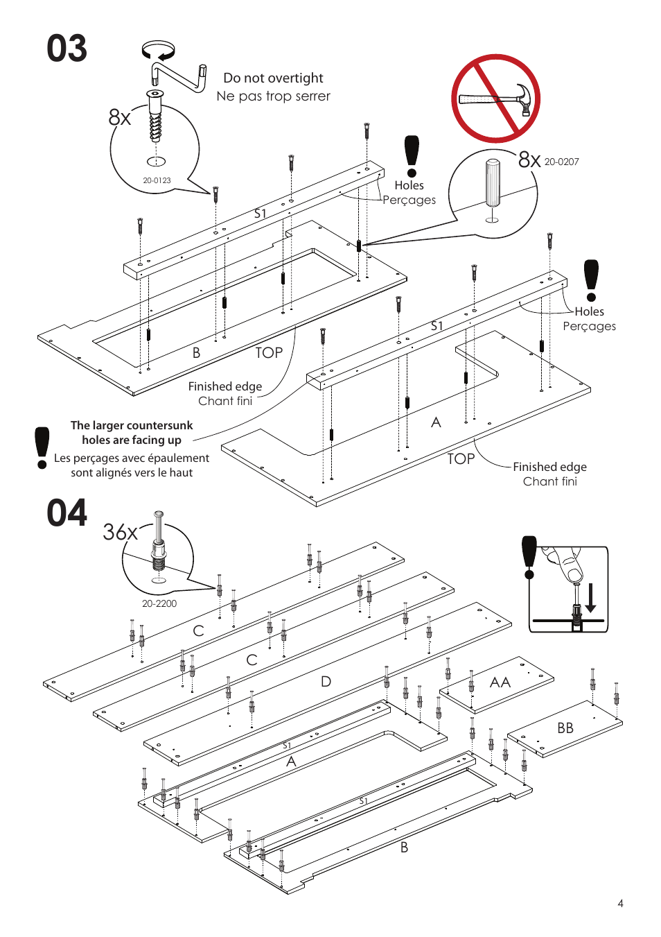 Nexera Dixon Collection - Full Size Bed (328417) User Manual | Page 4 / 13