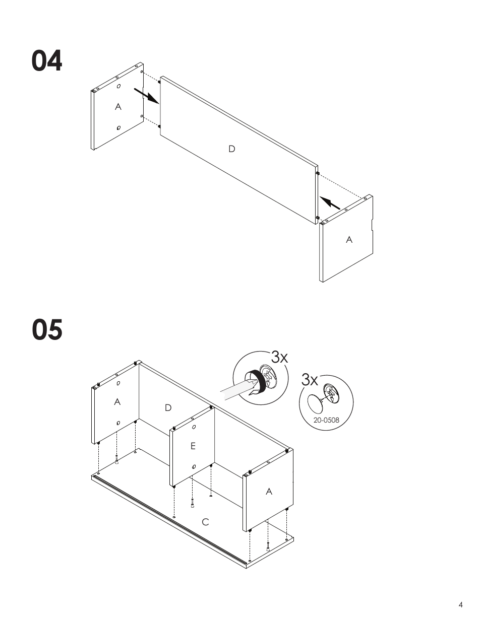 Nexera Nuance Collection - Wall Storage Unit (102637) User Manual | Page 4 / 8
