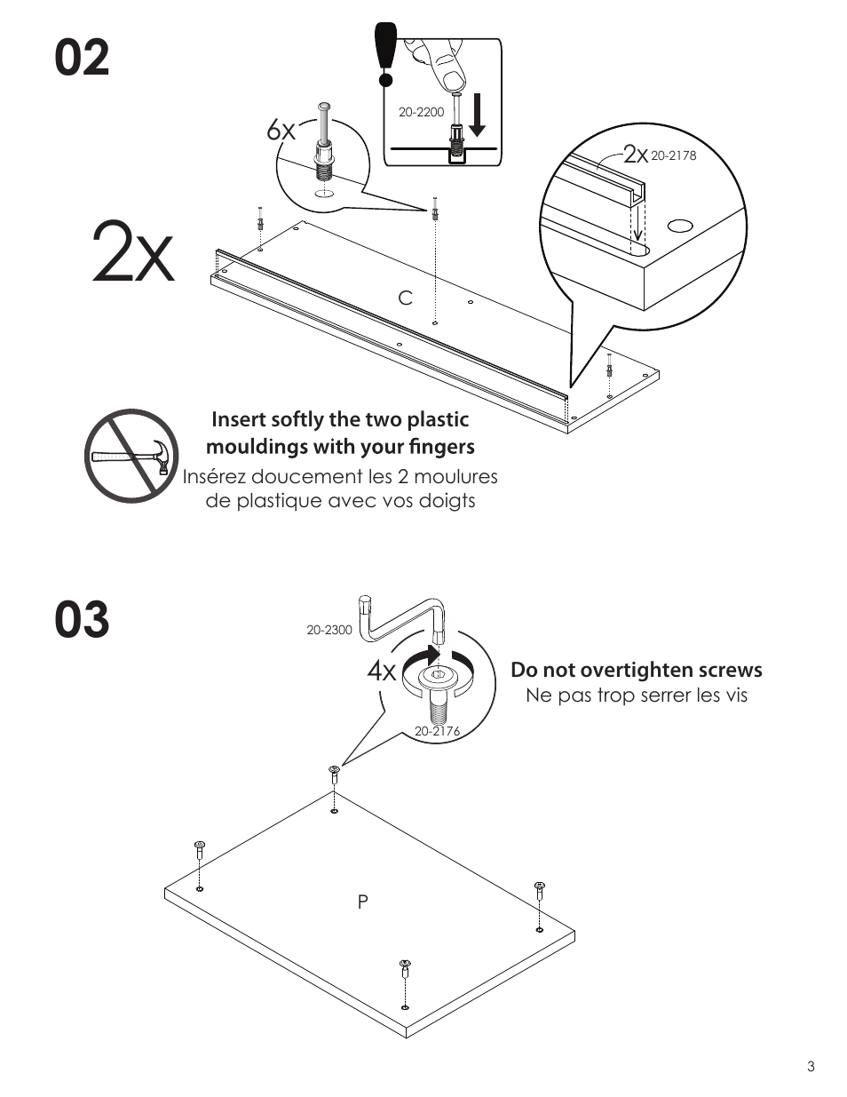 Nexera Next Collection - Wall Storage Unit (603536) User Manual | Page 3 / 8