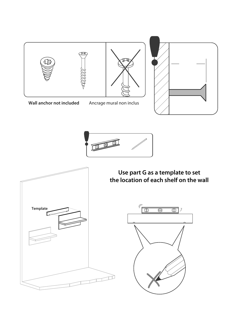 Nexera Liber-T Collection - Wall Shelves (211103) User Manual | Page 3 / 4