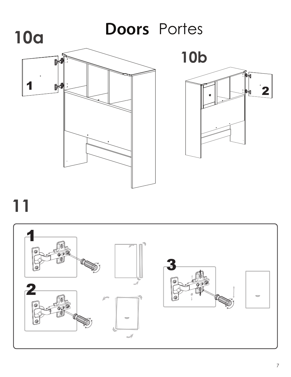 11 doors | Nexera Pixel Collection - Twin Size Headboard (314803) User Manual | Page 7 / 9