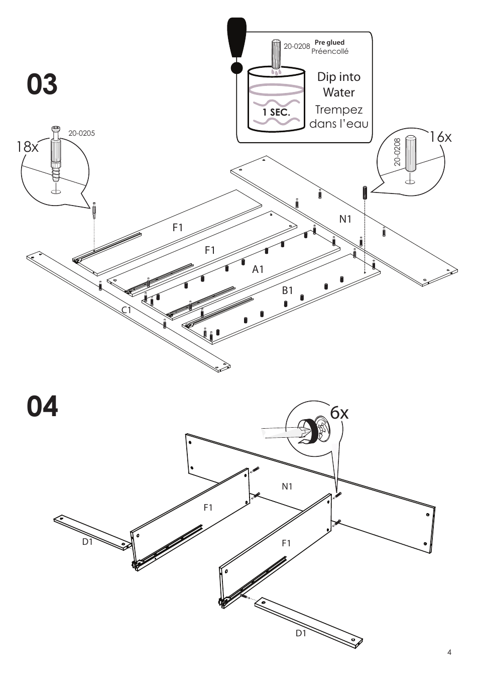 Nexera Alegria Collection - Twin Size Storage Bed (5600) User Manual | Page 4 / 10