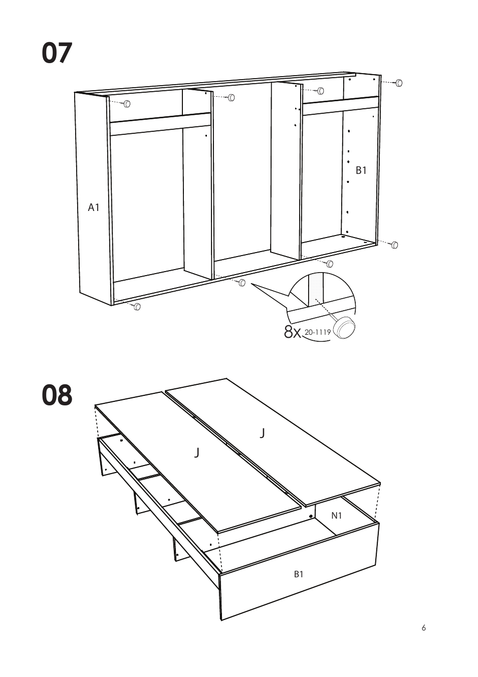 Nexera Alegria Collection - Twin Size Storage Bed (5600) User Manual | Page 6 / 10