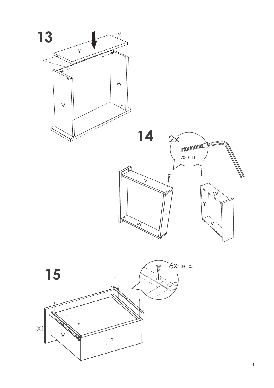 Nexera Alegria Collection - Twin Size Storage Bed (5600) User Manual | Page 8 / 10