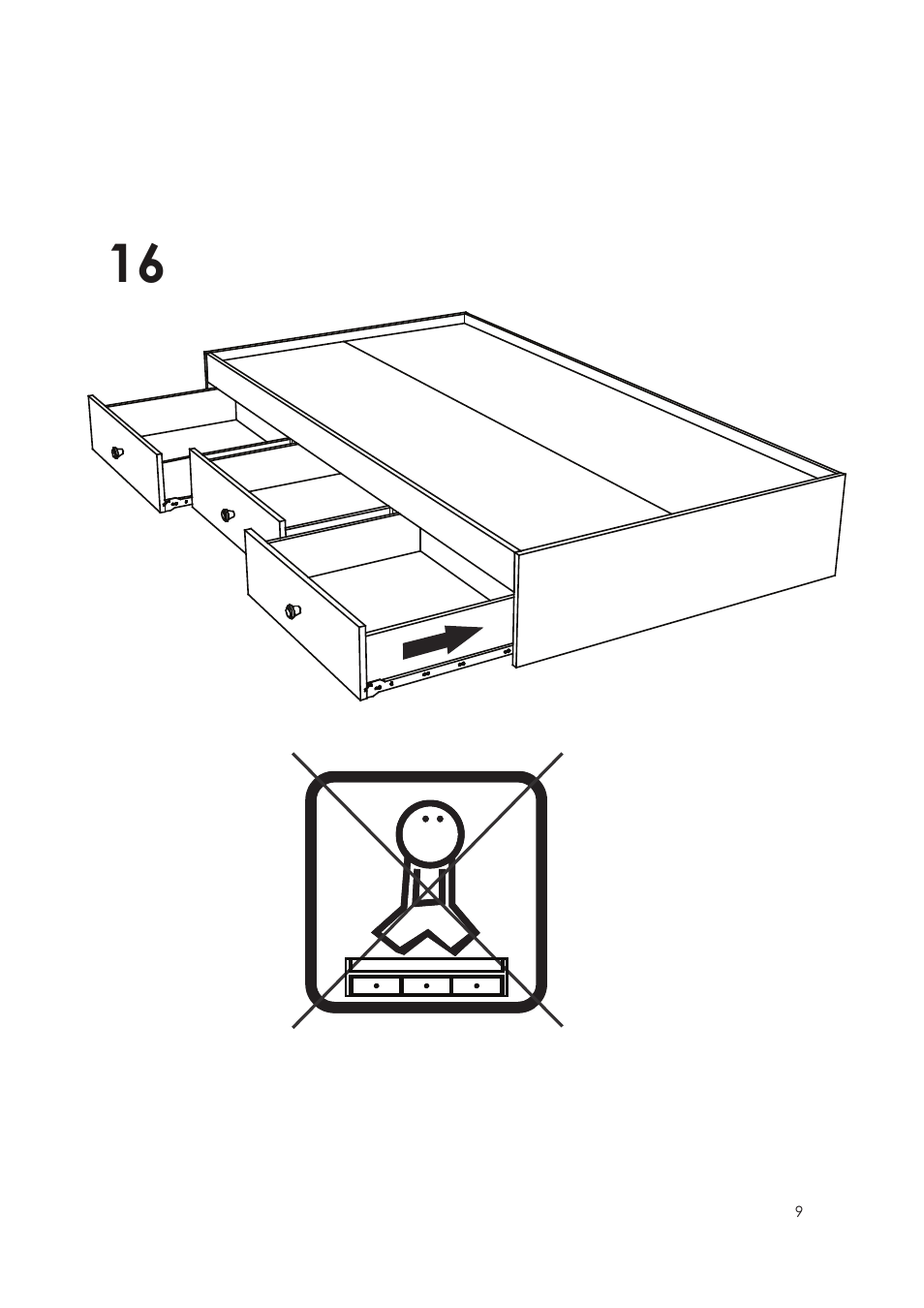 Nexera Alegria Collection - Twin Size Storage Bed (5600) User Manual | Page 9 / 10