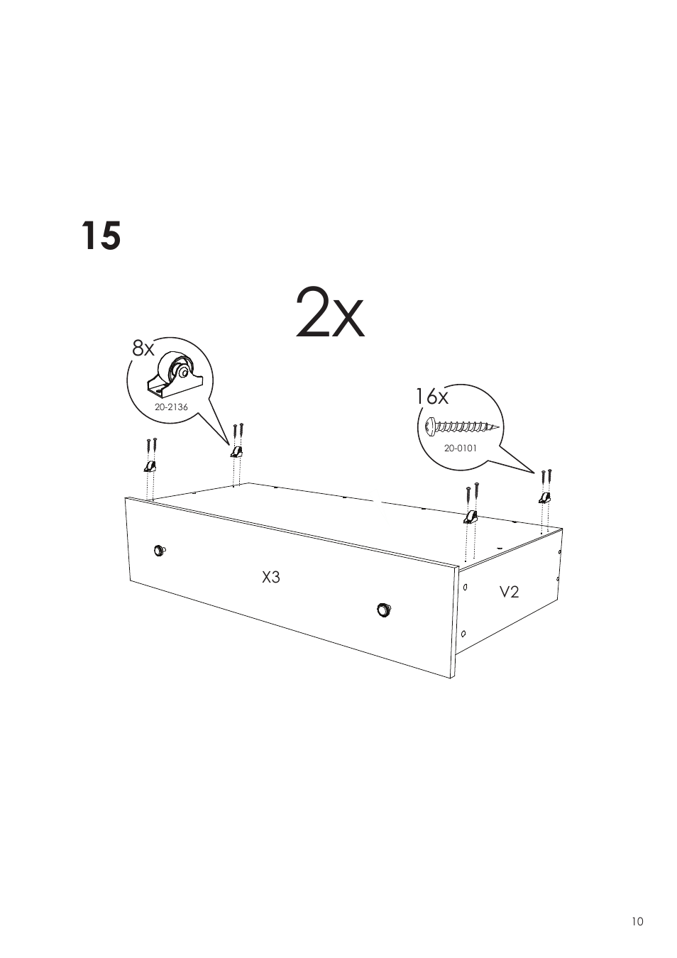 Nexera Dixie Collection - Twin Size Bed (313903) User Manual | Page 10 / 12