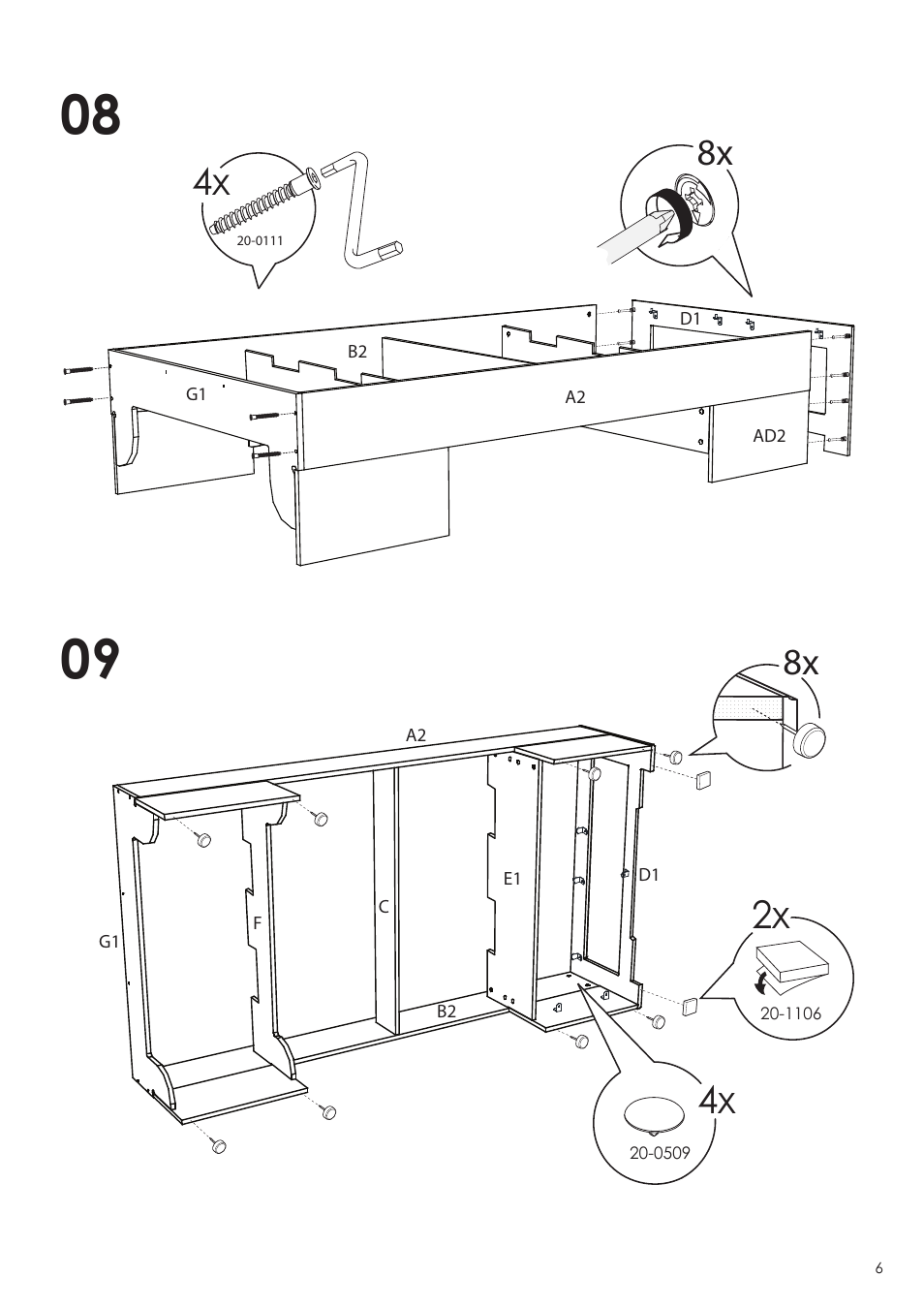 Nexera Dixie Collection - Twin Size Bed (313903) User Manual | Page 6 / 12