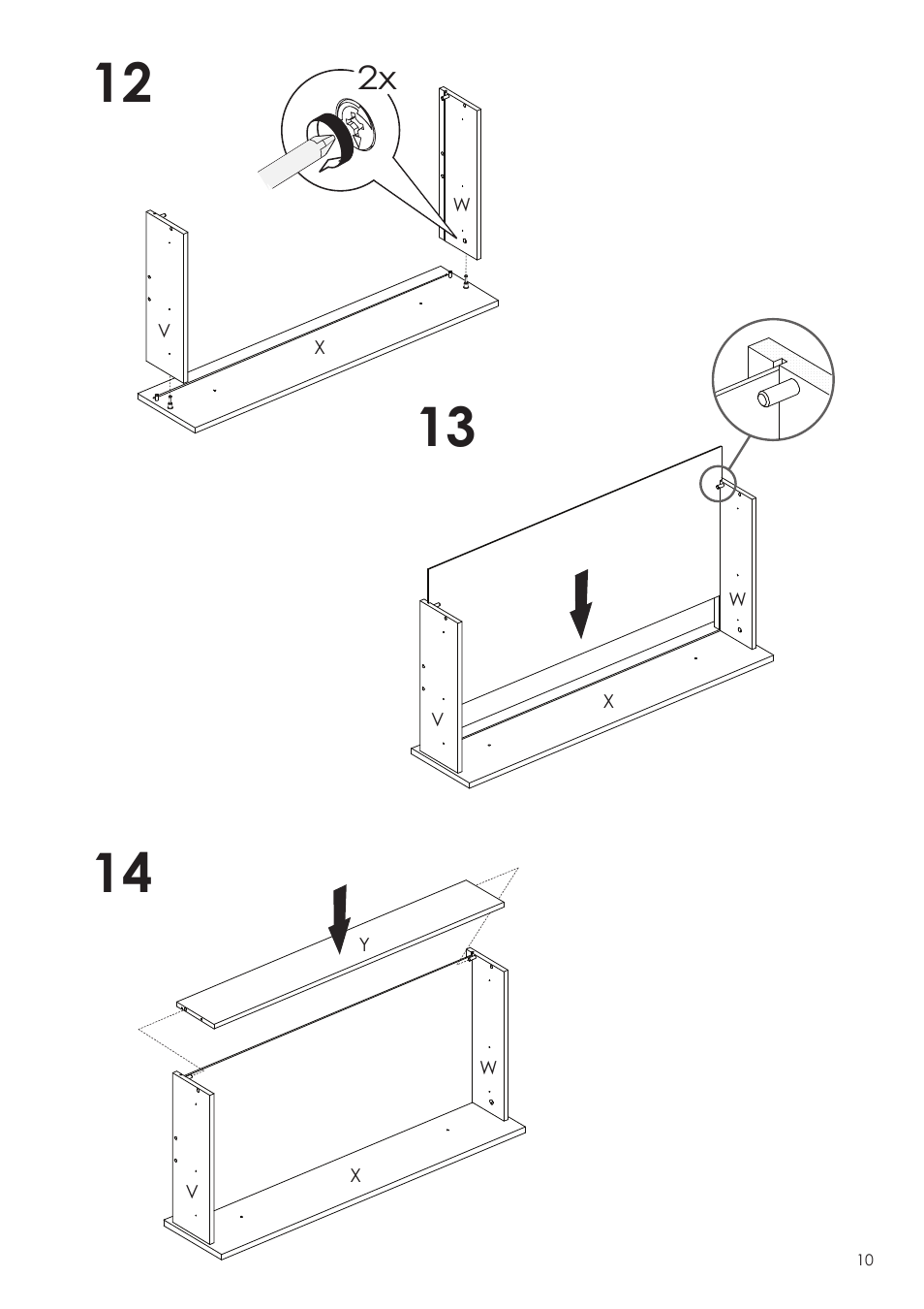 Nexera Dixon Collection - Twin Size Bed (327917) User Manual | Page 10 / 13