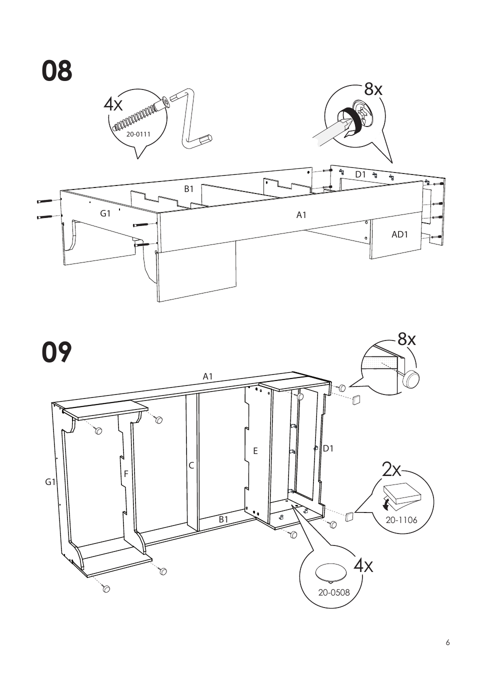 Nexera Dixon Collection - Twin Size Bed (323917) User Manual | Page 6 / 12