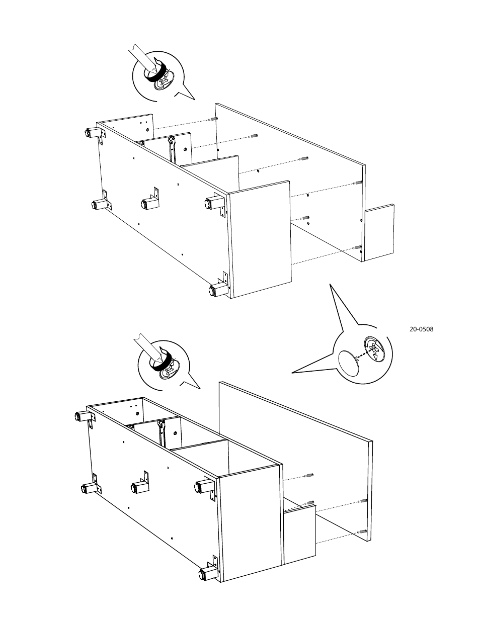 Nexera Element Collection - 56-inch TV Stand (430404) User Manual | Page 6 / 12