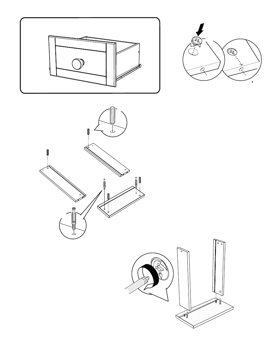 Nexera Pinnacle Collection - 56-inch TV Stand (100806) User Manual | Page 8 / 12